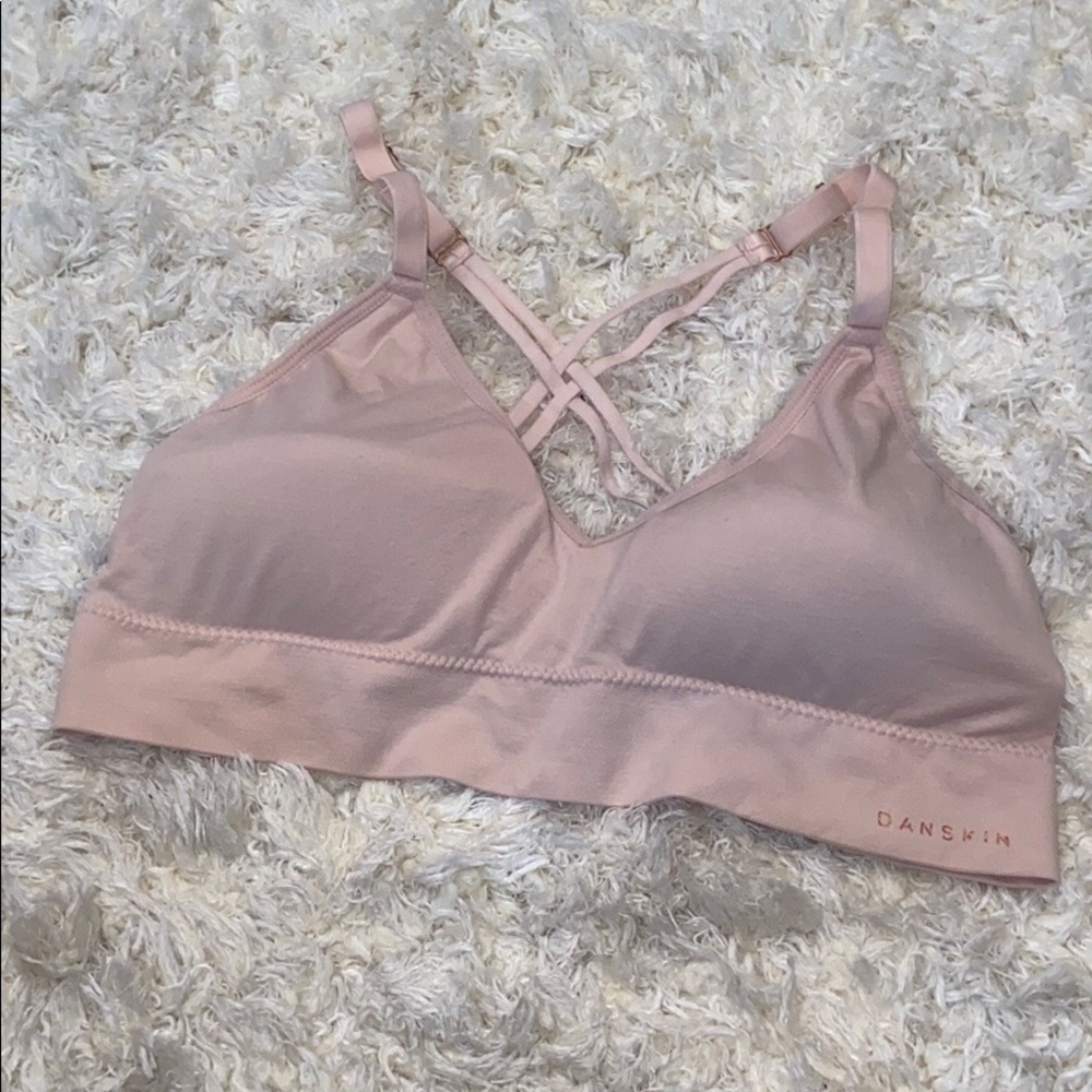 2/$12 Danskin Powder Pink Sports Bra